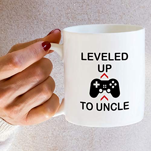 Funny Leveled Up To Uncle Gamer Sarcasm | Ceramic Coffee Mug | 11 OZ