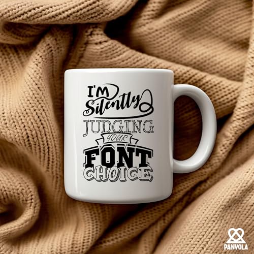 Funny For Graphic Designer I m Silently | Ceramic Coffee Mug | 11 OZ