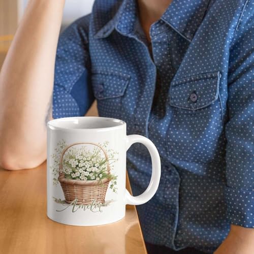 Customized Baby s Breath Personalized Name | Customised Coffee Mug | 11 OZ