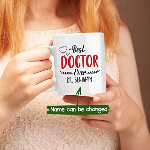 Personalized Doctor With Name Customized | Customised Coffee Mug | 11 OZ