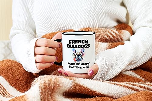 French Bulldog Gifts Frenchie For Mom Or Dad | Ceramic Coffee Mug | 11 OZ