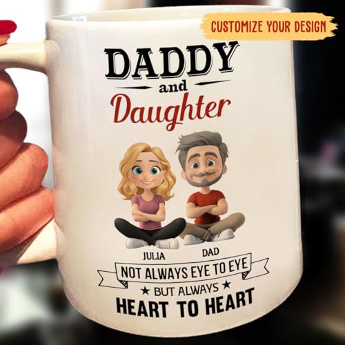 Wrappiness Personalized for Daughter from | Customised Coffee Mug | 11 OZ