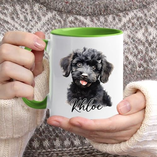 Personalized Poodle Puppy Poodles Teacup | Customised Coffee Mug | 11 OZ