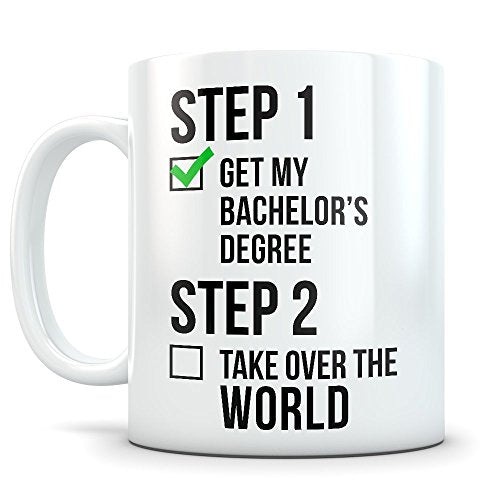 Funny Bachelor Graduation Gift Best Bachelors | Ceramic Coffee Mug | 11 OZ