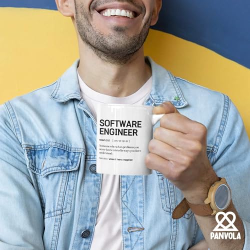 Software Engineer Definition Engineering Gifts | Ceramic Coffee Mug | 11 OZ