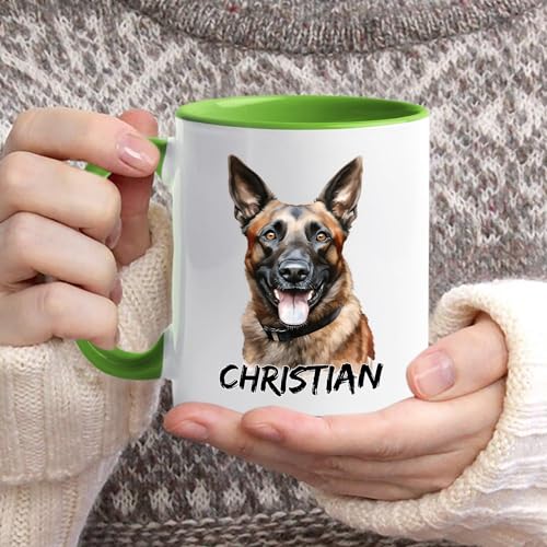 Personalized Malinois Accent Gifts For | Customised Coffee Mug | 11 OZ
