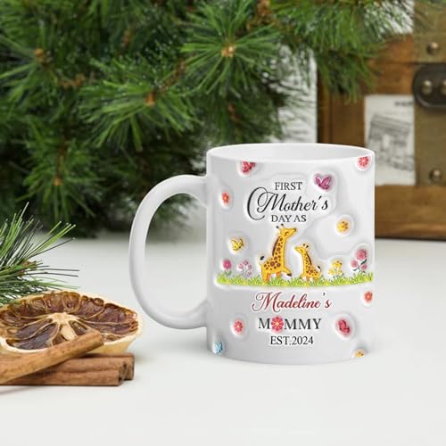 New Mommy Accent Personalized First Mother | Customised Coffee Mug | 11 OZ