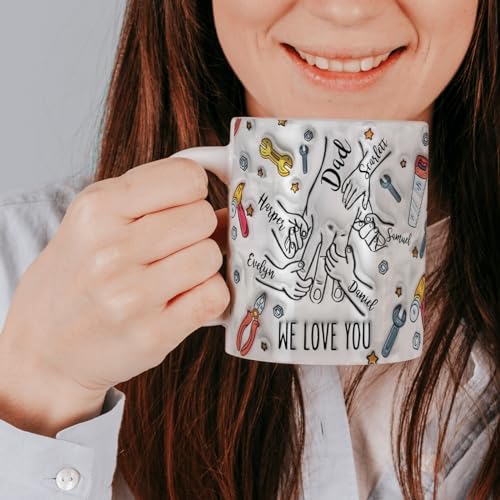 Ships Next Day Personalized Dad You Hold | Customised Coffee Mug | 11 OZ