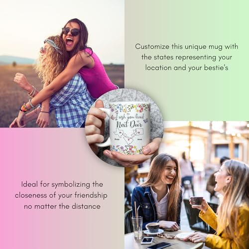 Wrappiness Gifts for My Best Friend Woman Wish | Ceramic Coffee Mug | 11 OZ