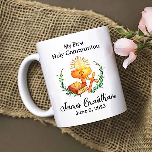 Personalized Holy Communion My First Gifts | Customised Coffee Mug | 11 OZ