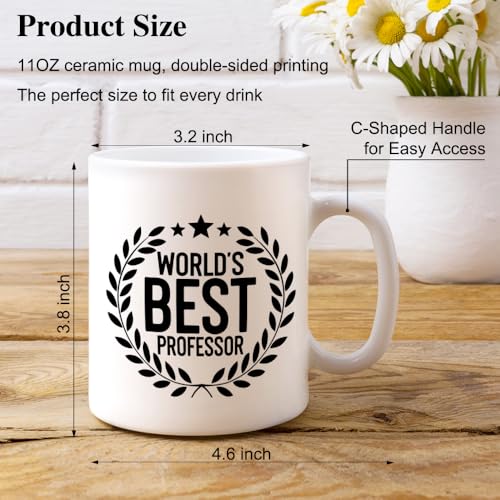 XQLZY World S Best Professor Graduation Gifts | Ceramic Coffee Mug | 11 OZ