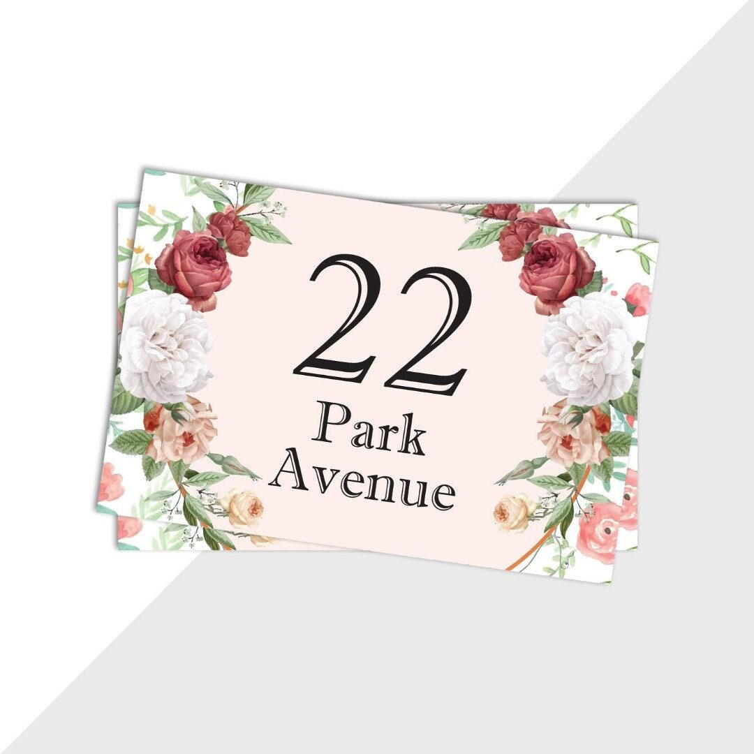 Wheelie Bin Stickers House Addres Numbers Sticker Road Dustbin Vinyl Decal