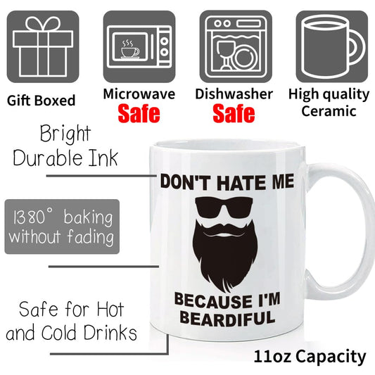 Father's Day for Men Dad Uncle Grandpa | Ceramic Coffee Mug | Father's Day Gift | Stylish Printed Design | Tea & Coffee Cup | 11oz