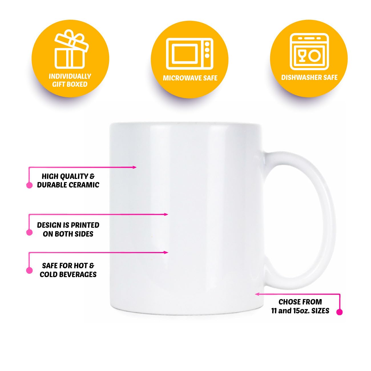 Grateful Dad Deadhead Coffee Dead Head Mugs | Ceramic Coffee Mug | Father's Day Gift | Stylish Printed Design | Tea & Coffee Cup | 11oz