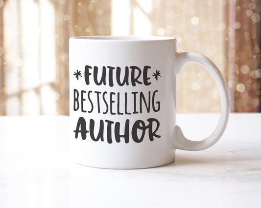 Future Bestselling Author Mug: Writer Inspiration Gift - UK Made