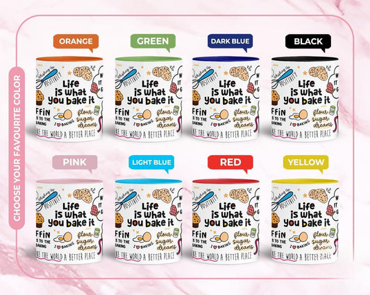 Baking Quote Mug: Inspirational Gift for Bakers & Food Lovers