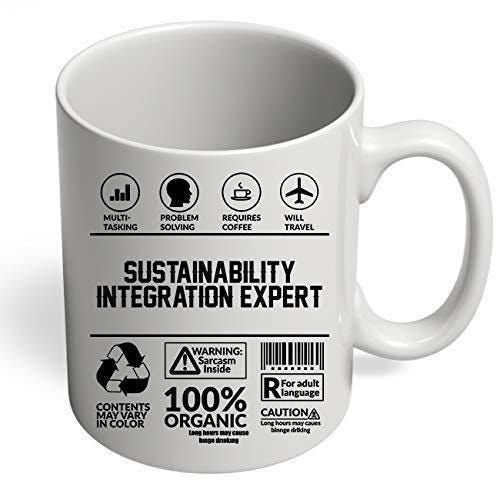 Sustainability Expert Mug: Funny Sarcastic Gift - UK Made