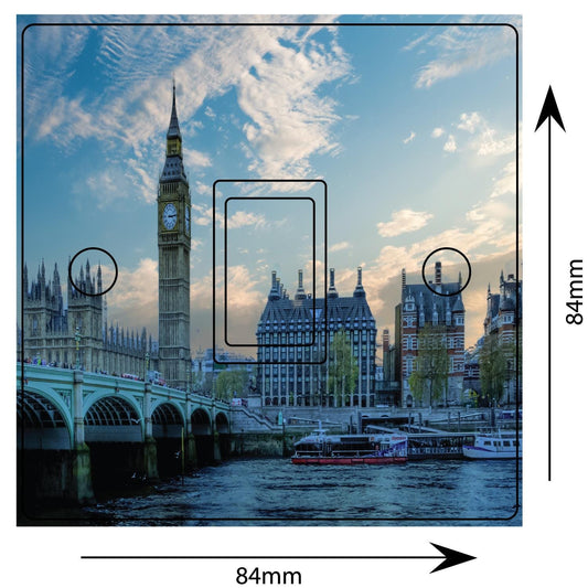 London Westminster England Light Switch Sticker Cover Vinyl Skin Wall Decal
