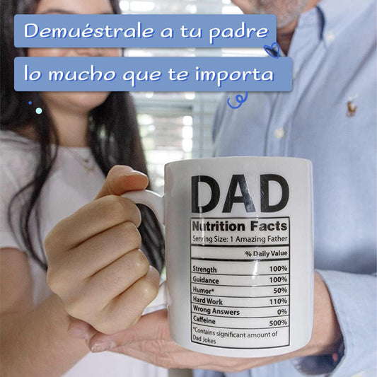Funny for Dad | Ceramic Coffee Mug | Father's Day Gift | Stylish Printed Design | Tea & Coffee Cup | 11oz