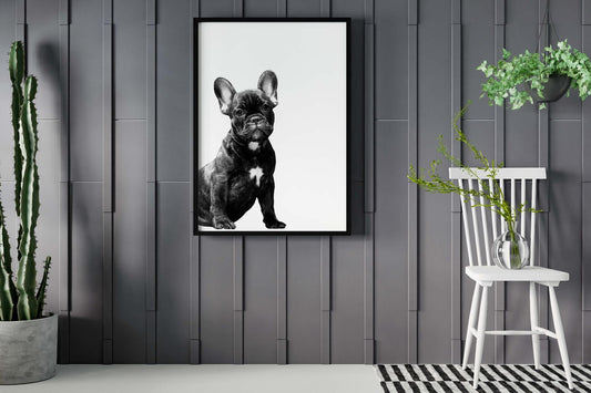 Dog Portrait Kids Bedroom Forest Animal Wall Art Home Room Decor Print Poster