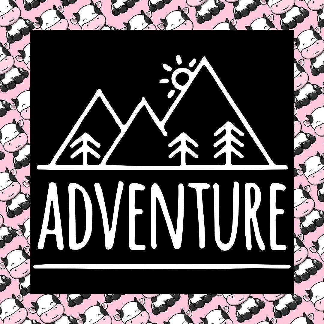 Adventure Mountains Waterproof Car Bumper & Window Stickers Vinyl Decal