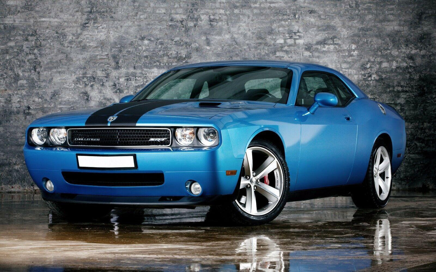 Dodge Challenger Muscle Car Gloss Print – Automotive Poster