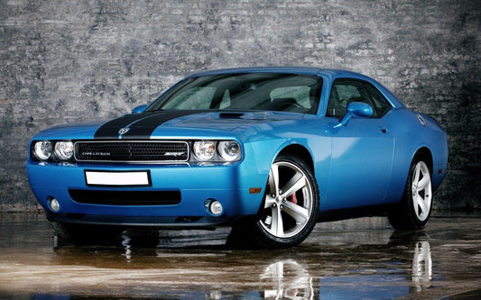 Dodge Challenger Muscle Car Gloss Print – Automotive Poster