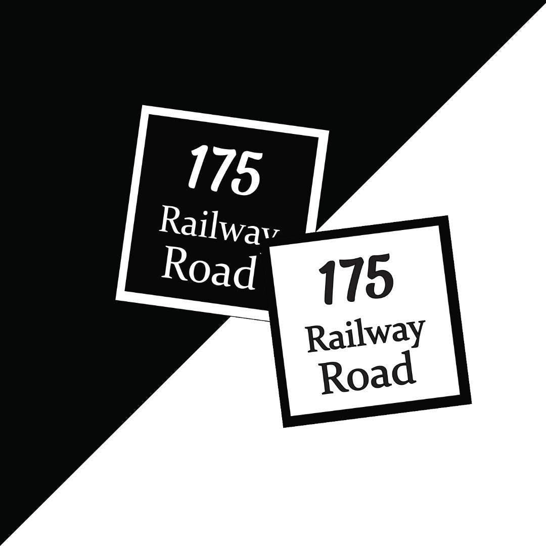 Personalised Wheelie Bin Sticker: Custom House Number, Street Name