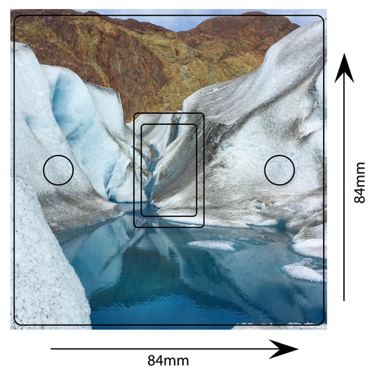 Argentina Ice 3d Light Switch Sticker Cover Vinyl Skin Wall Decal Bedroom Decor