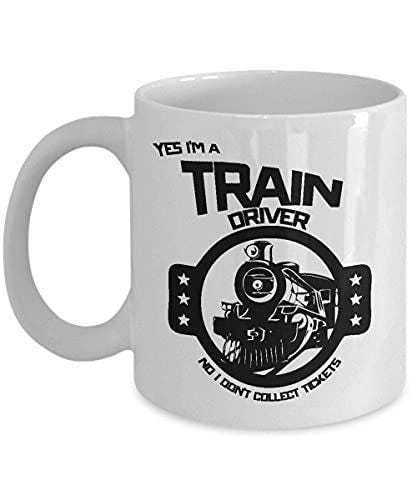 Train Driver Mug: Funny Inspirational Coffee Cup - UK Made