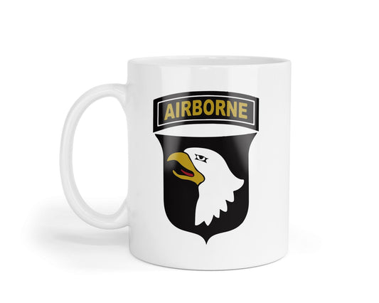Army Airborne Ceramic Coffee Mug - Military Gift For Veterans, Soldiers, Army Fans