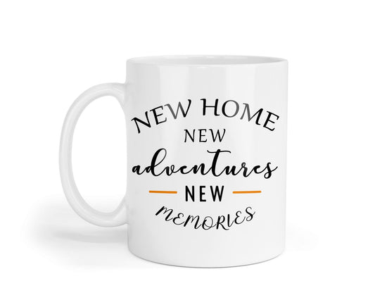 Housewarming Mug & Coaster Set: New Home Gift, UK Made