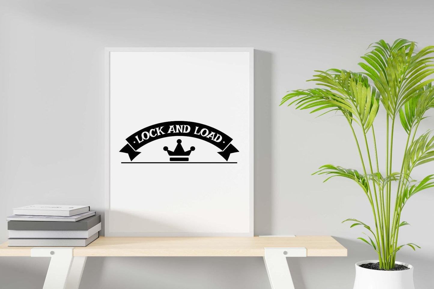 Lock & Load Motivational Inspirational Love Positive Quote Poster Wall