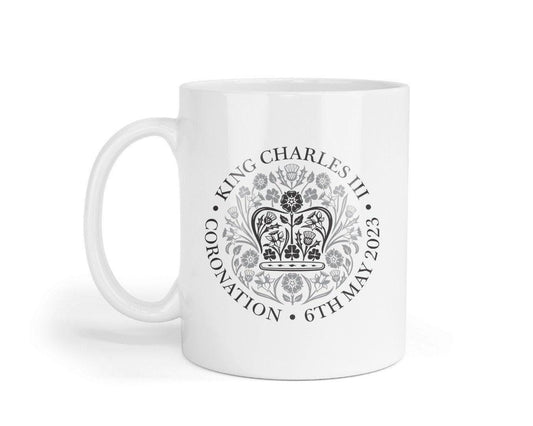 Kings Charles III Coronation Mug & Coaster Royal Crown Souvenir Memorabilia Gift