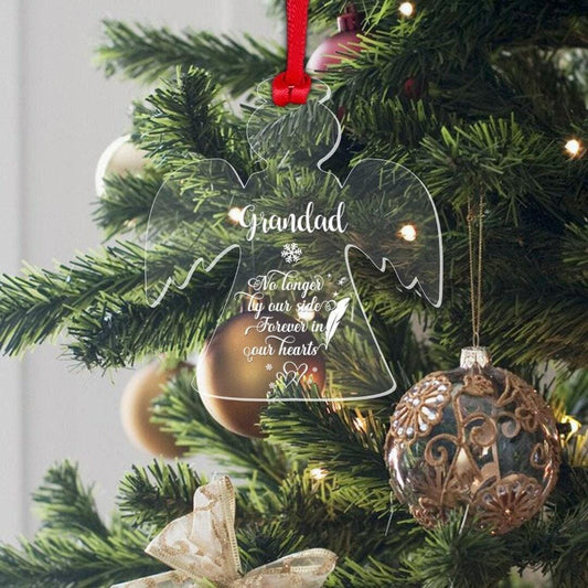 Personalised Name Memorial Christmas Bauble Xmas Ornament Remembrance Poem Gift