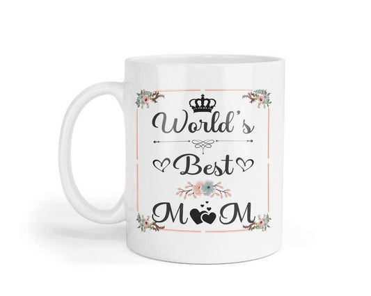 Worlds Best Mum Sweet Coffee Mug Mothers Day Mums Birthday Tea Cup & Coaster