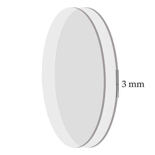 2 Acrylic Round Shape Ganaching Plates Clear Ganache Cake Decorating Board Various Sizes