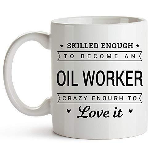 Oil Worker Gift Mug: Funny Coffee Cup - UK Made
