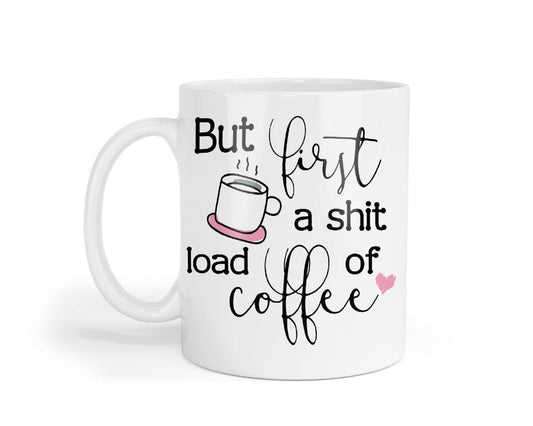 Funny Coffee Mug & Coaster Set: Novelty Gift for Friends