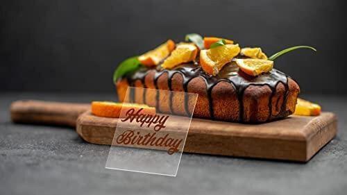 2 Acrylic Square Shape Ganaching Plates Ganache Cake Decorating Board Various Sizes