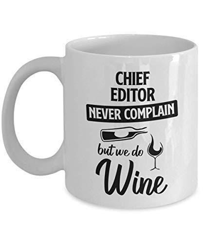 Chief Editor Mug: Funny Novelty Coffee Cup - UK Made