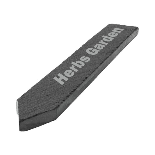Personalised Slate Garden Markers: Laser Engraved Plant Labels