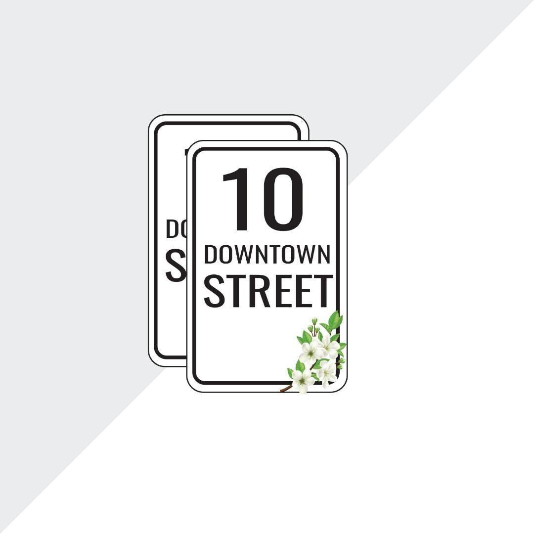 Personalised Waterproof Wheelie Bin Stickers Street Number Name Dustbin Vinyl Stickers.