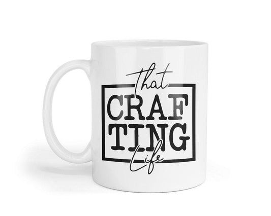 That Craf Ting Life -funny Savage Ceramic Novelty Mug & Coaster Coffee Tea Cup Office Gift