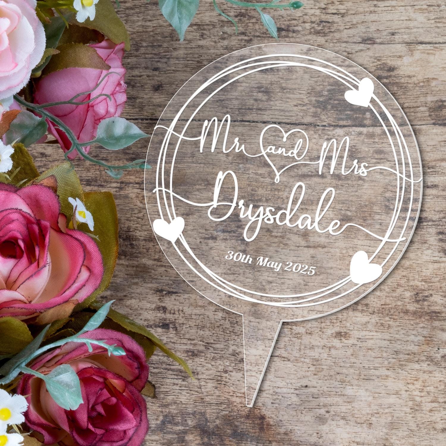 Acrylic Cake Toppers