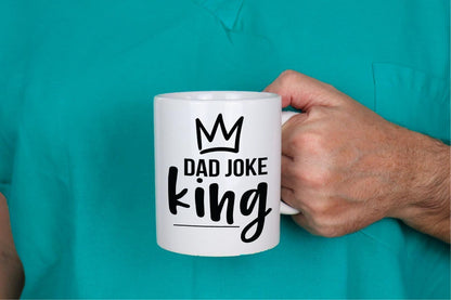 Dad Joke King Mug & Coaster Set Fathers Day Son Christmas Daddy Birthday Gift