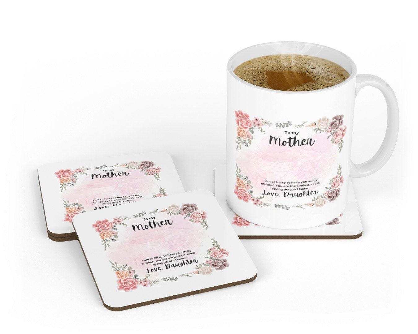 Mother's Day Mug & Coaster Gift Set: Lucky To Have You