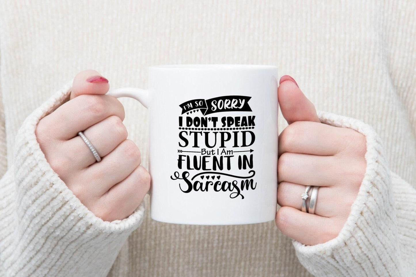 Funny Sarcasm Coffee Mug & Coaster Set