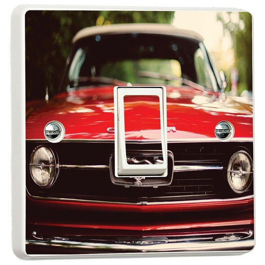 Ford Mustang Vintage Car Light Switch Sticker Cover Vinyl Skin Wall Decal