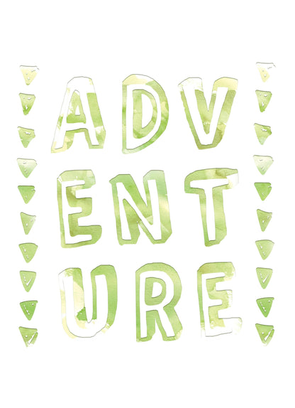 Adventure Fun Motivational Inspirational Positive Quote Art Poster Print Wall